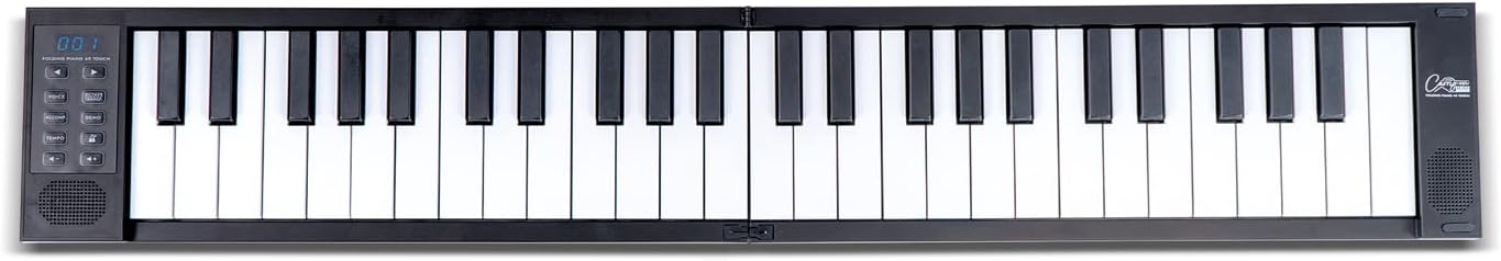 Take it anywhere with this 88-key portable folding digital piano, powered by a USB MIDI controller and comes with a rechargeable battery