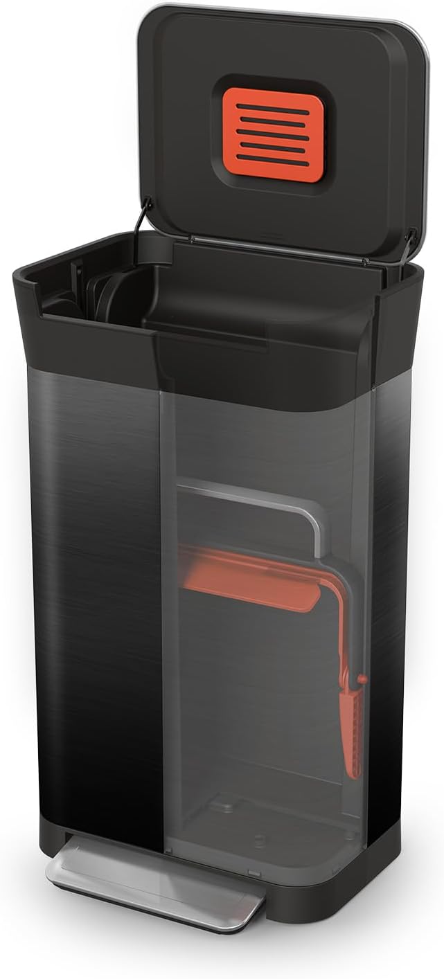 Smart compression trash can with deodorizing function