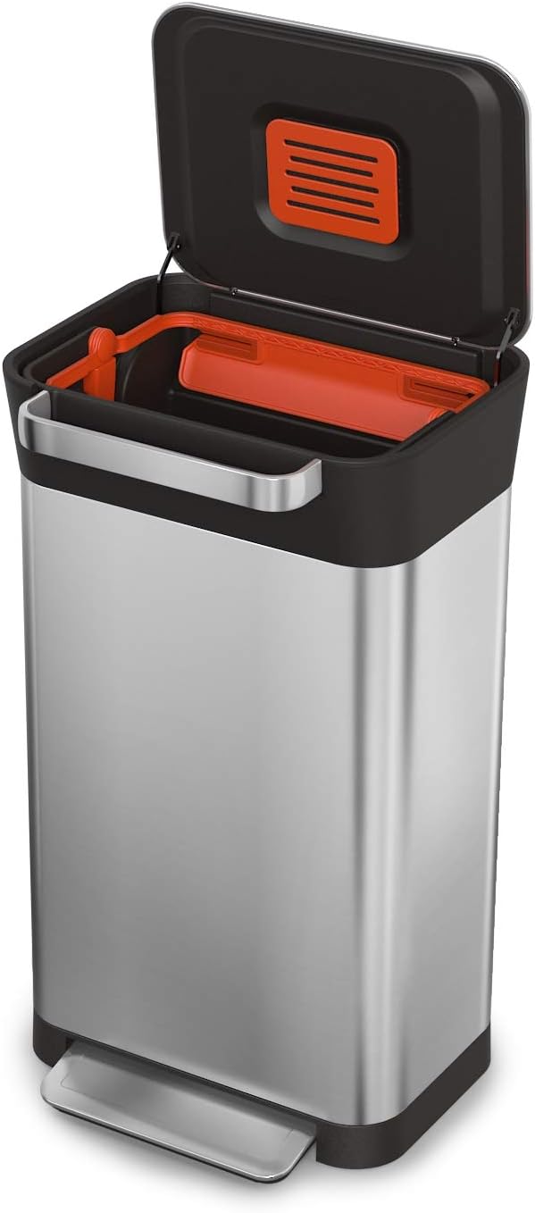 Smart compression trash can with deodorizing function