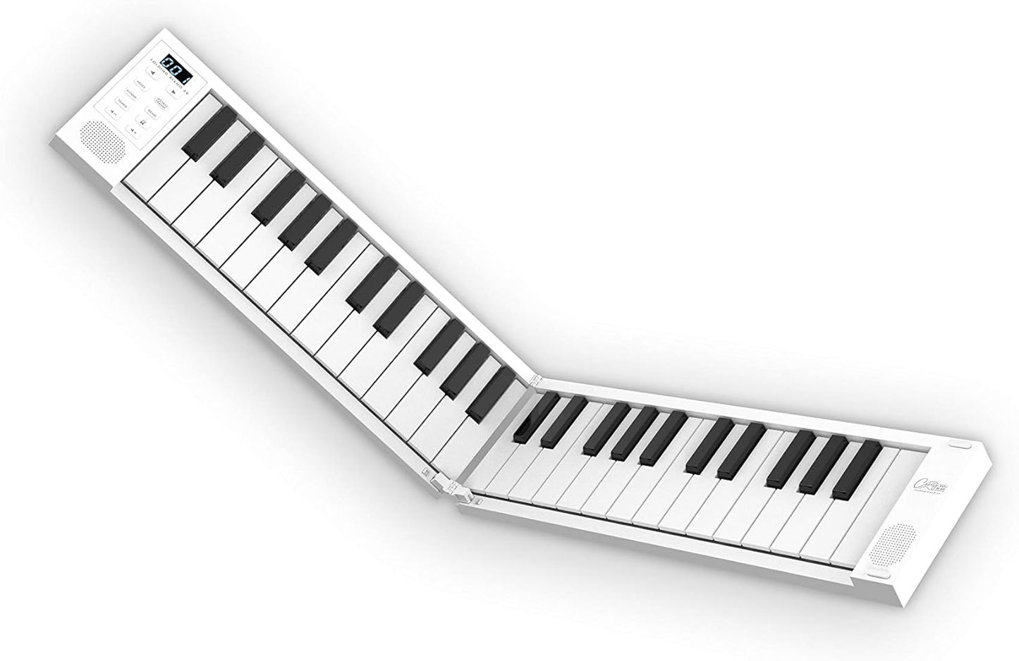 Take it anywhere with this 88-key portable folding digital piano, powered by a USB MIDI controller and comes with a rechargeable battery