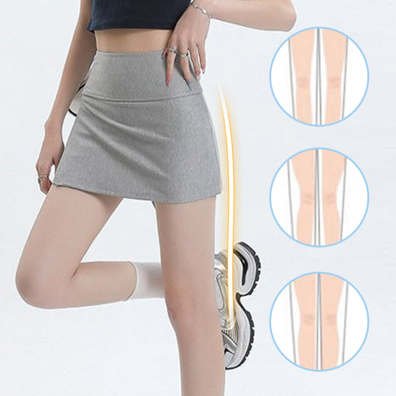 Women's Side Split Skirt with Inner Shorts